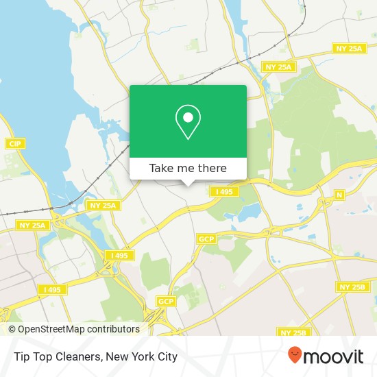 Tip Top Cleaners map