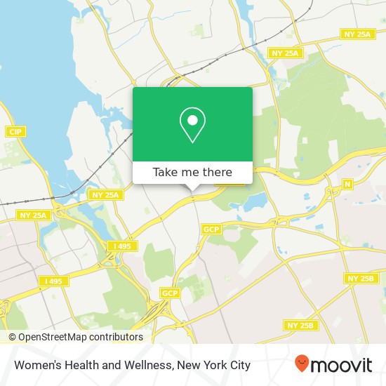 Women's Health and Wellness map