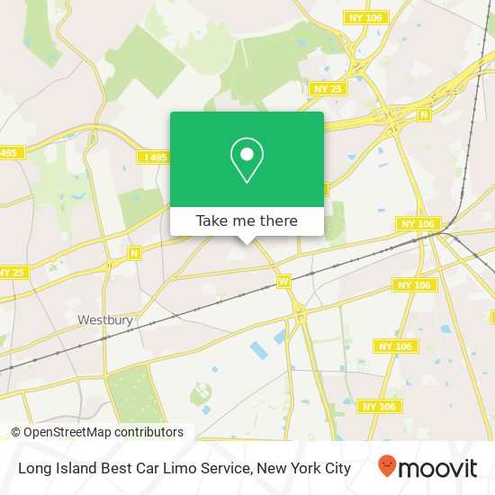 Mapa de Long Island Best Car Limo Service