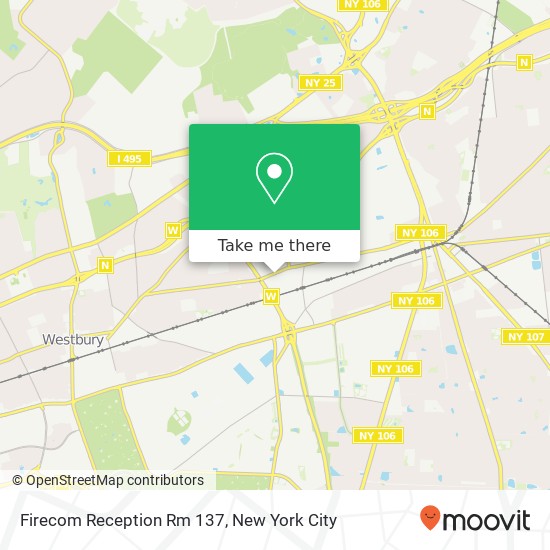 Mapa de Firecom Reception Rm 137