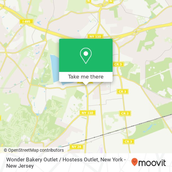 Mapa de Wonder Bakery Outlet / Hostess Outlet