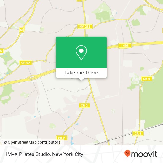 IM=X Pilates Studio map