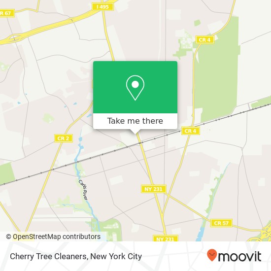 Cherry Tree Cleaners map