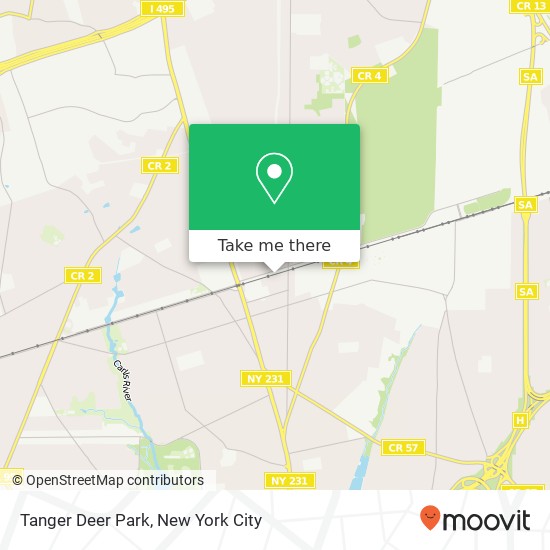 Tanger Deer Park map