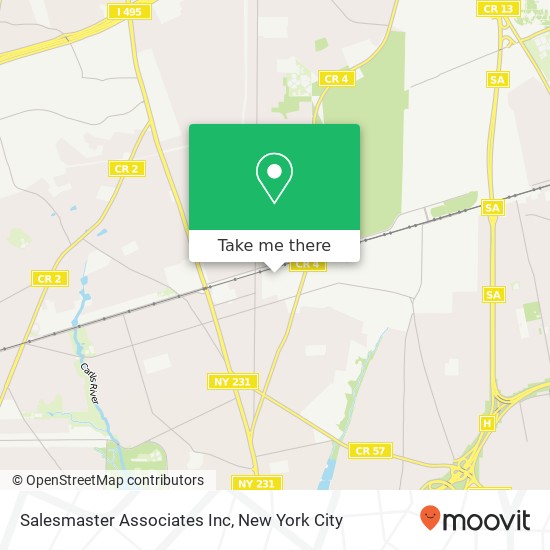 Salesmaster Associates Inc map