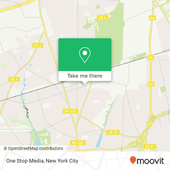One Stop Media map
