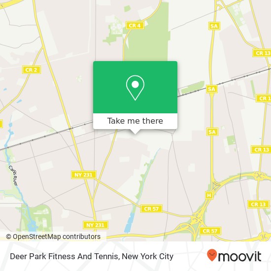 Deer Park Fitness And Tennis map