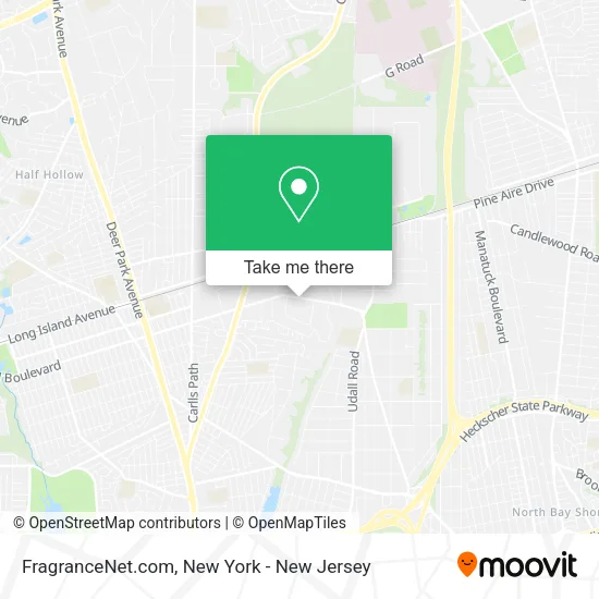 Mapa de FragranceNet.com