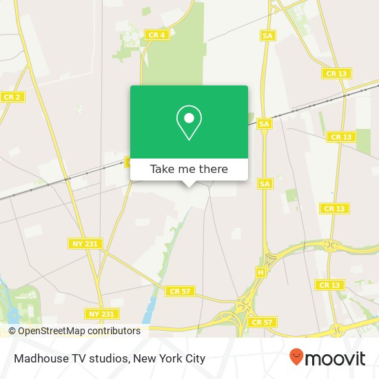 Madhouse TV studios map