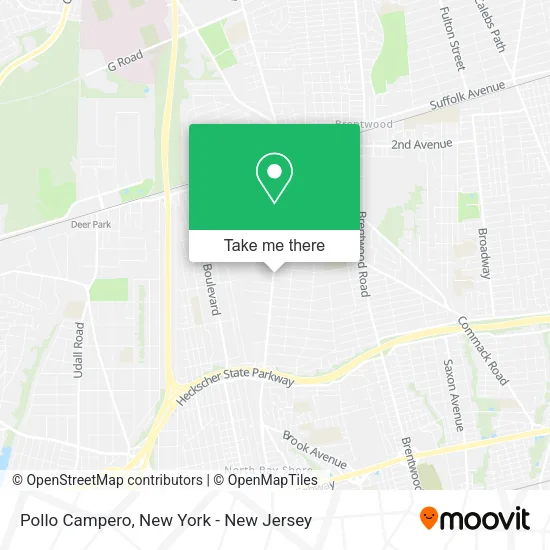 Pollo Campero map