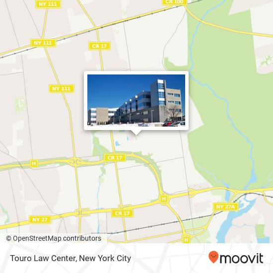 Touro Law Center map