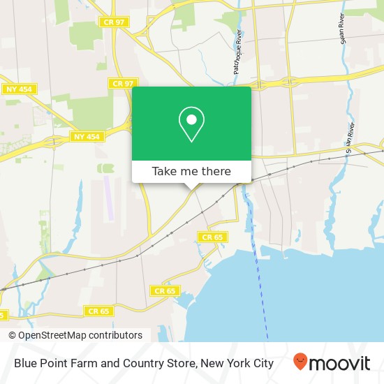 Blue Point Farm and Country Store map