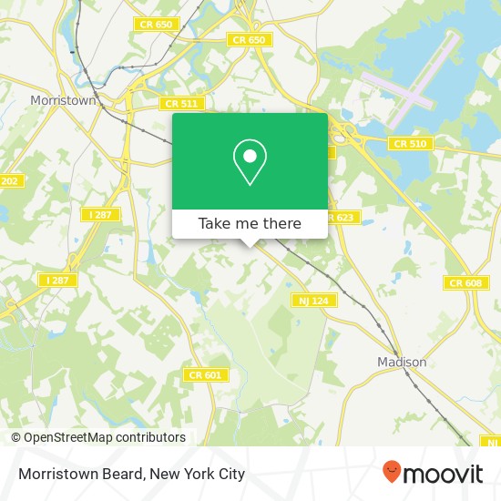 Morristown Beard map