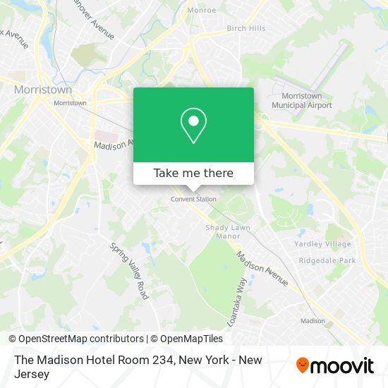 Mapa de The Madison Hotel Room 234