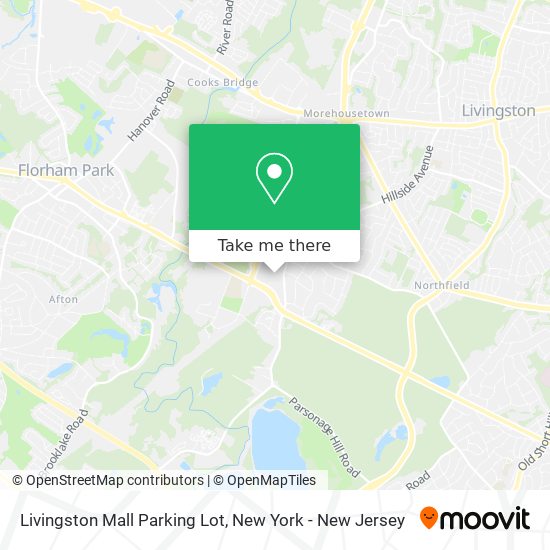 Mapa de Livingston Mall Parking Lot
