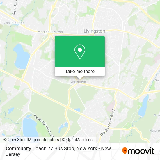 Mapa de Community Coach 77 Bus Stop