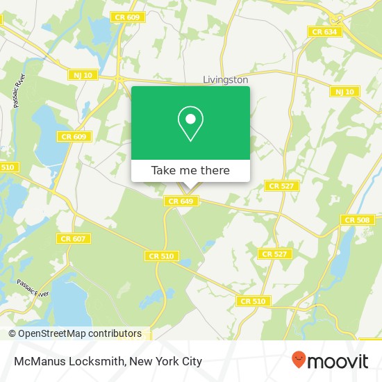 McManus Locksmith map