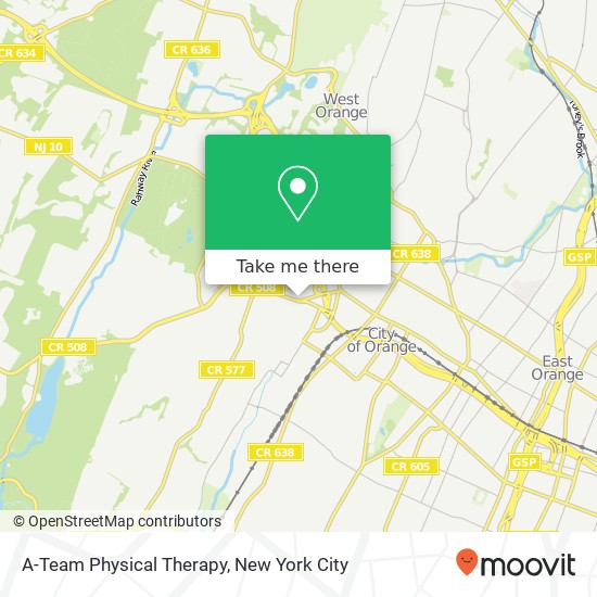 Mapa de A-Team Physical Therapy