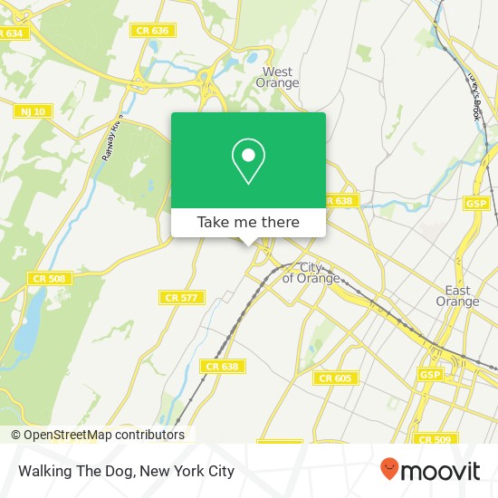 Walking The Dog map