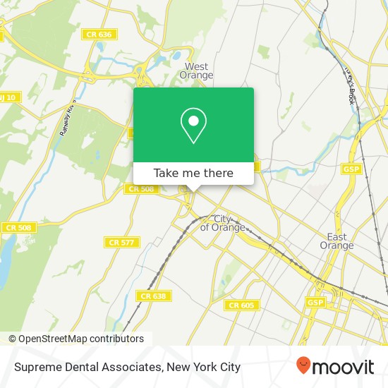 Supreme Dental Associates map