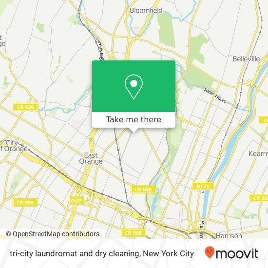 Mapa de tri-city laundromat and dry cleaning