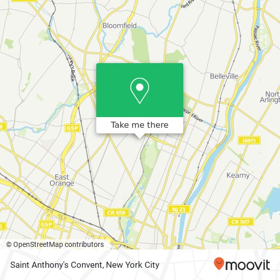 Saint Anthony's Convent map