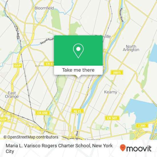 Maria L. Varisco Rogers Charter School map