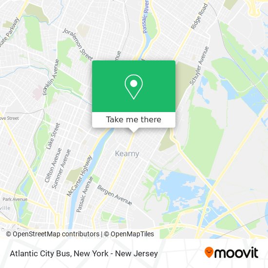 Mapa de Atlantic City Bus