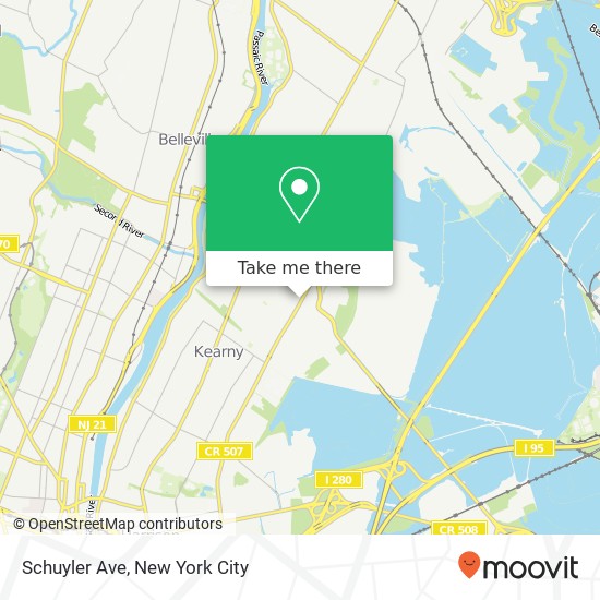 Mapa de Schuyler Ave