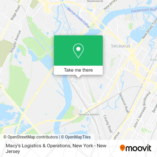 Macy's Logistics & Operations map