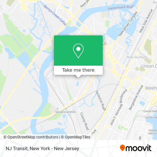 NJ Transit map
