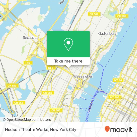 Mapa de Hudson Theatre Works