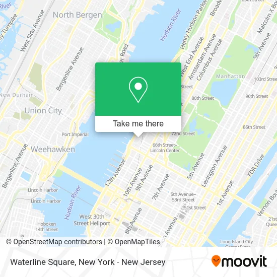 Waterline Square map