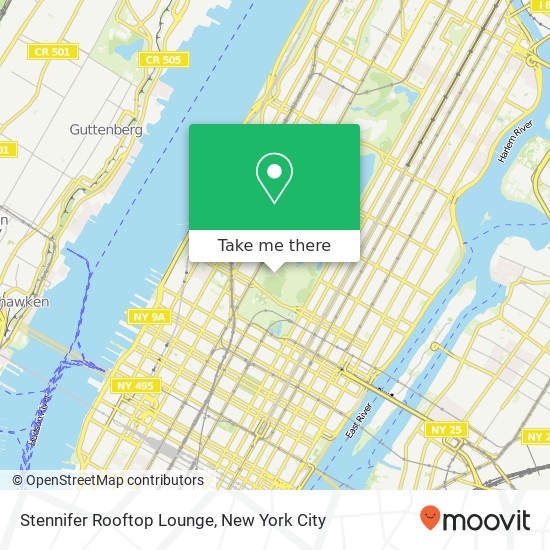 Mapa de Stennifer Rooftop Lounge