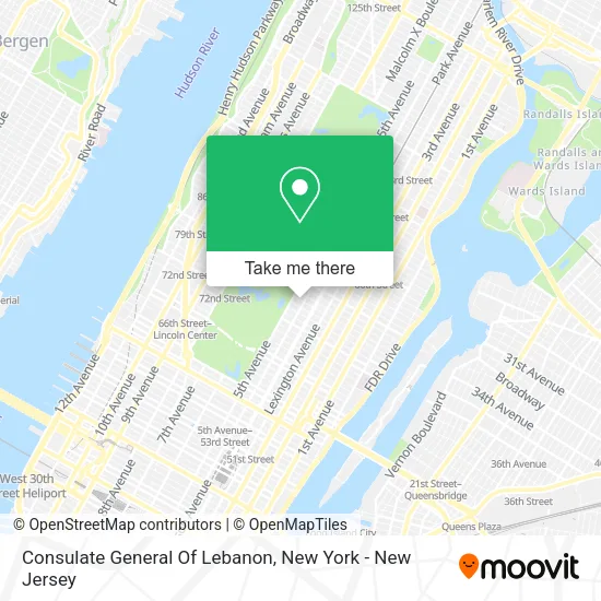 Consulate General Of Lebanon map