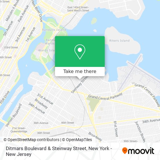 Ditmars Boulevard & Steinway Street map