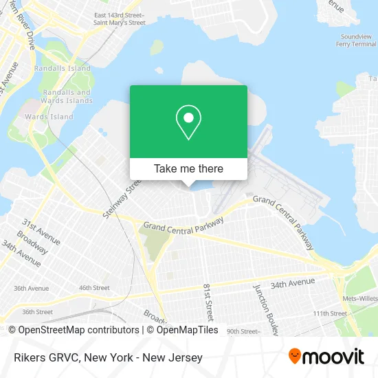 Rikers GRVC map