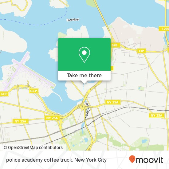 police academy coffee truck map