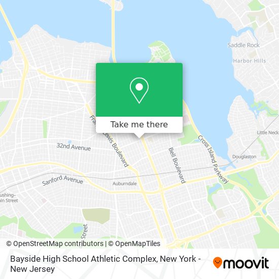 Mapa de Bayside High School Athletic Complex