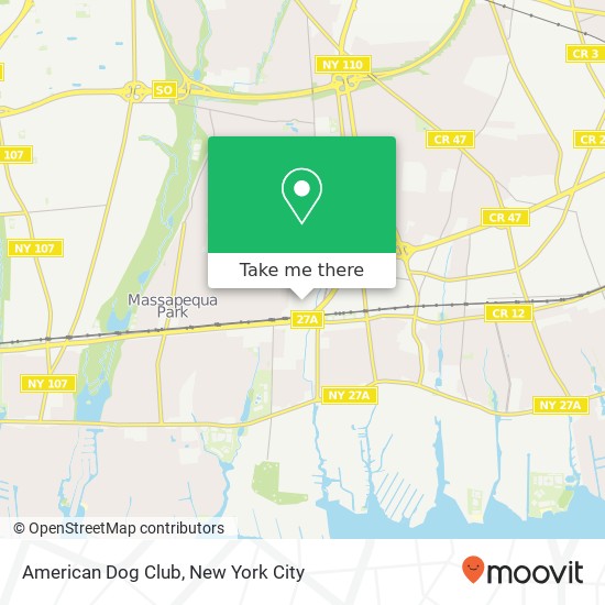 Mapa de American Dog Club