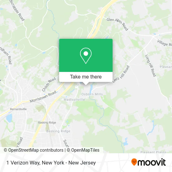 1 Verizon Way map