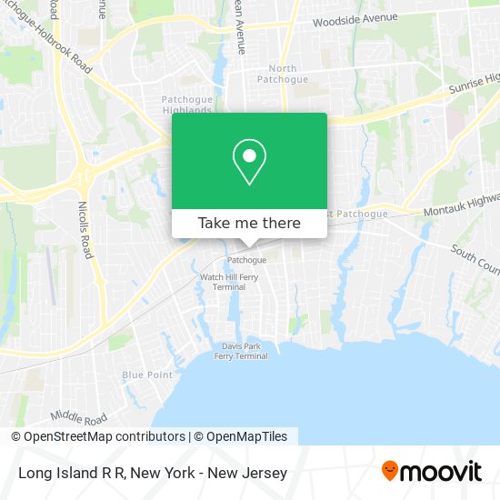 Mapa de Long Island R R