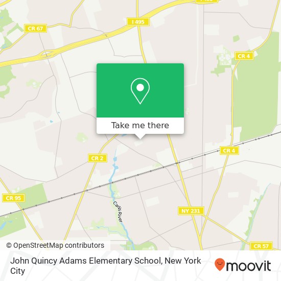 John Quincy Adams Elementary School map