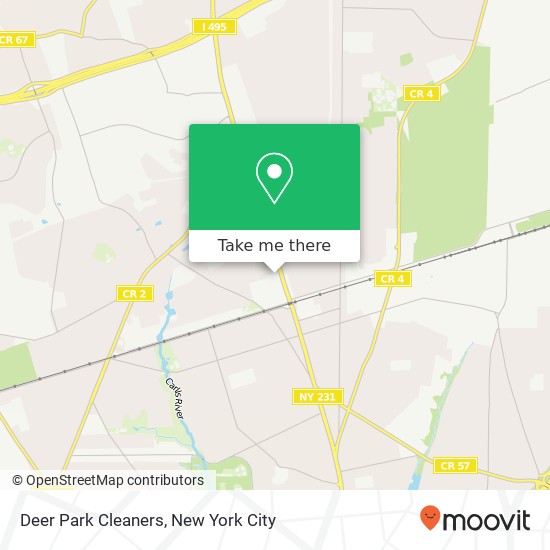 Deer Park Cleaners map