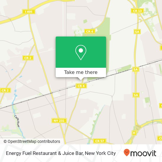 Energy Fuel Restaurant & Juice Bar map