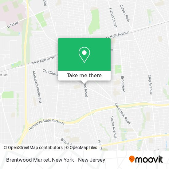 Mapa de Brentwood Market