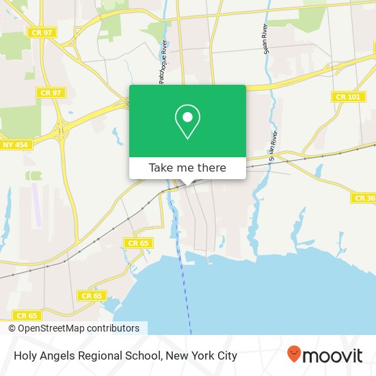 Holy Angels Regional School map