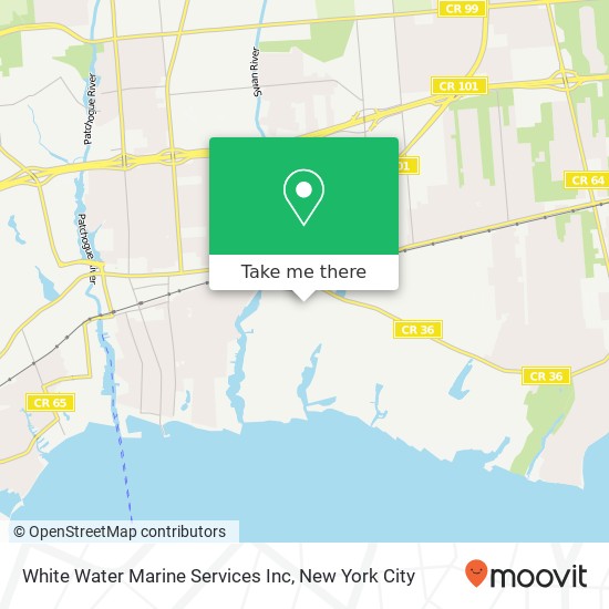 White Water Marine Services Inc map