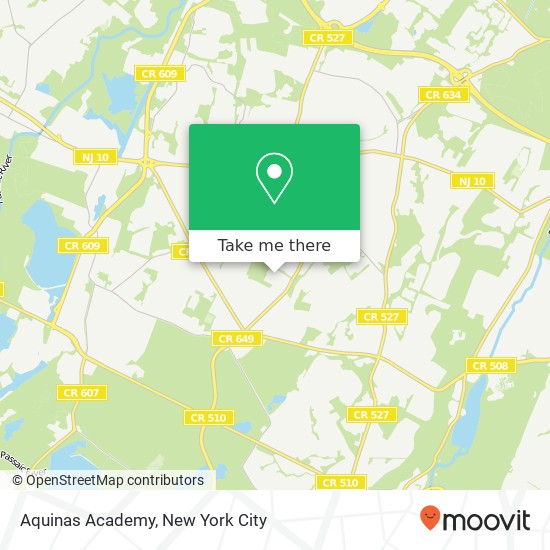 Mapa de Aquinas Academy
