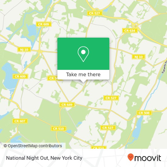 Mapa de National Night Out